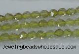 CLQ301 15.5 inches 6mm faceted nuggets lemon quartz beads