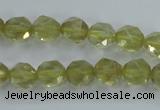 CLQ302 15.5 inches 8mm faceted nuggets lemon quartz beads