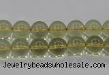 CLQ51 15.5 inches 8mm round natural lemon quartz beads wholesale