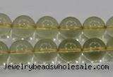 CLQ53 15.5 inches 12mm round natural lemon quartz beads wholesale