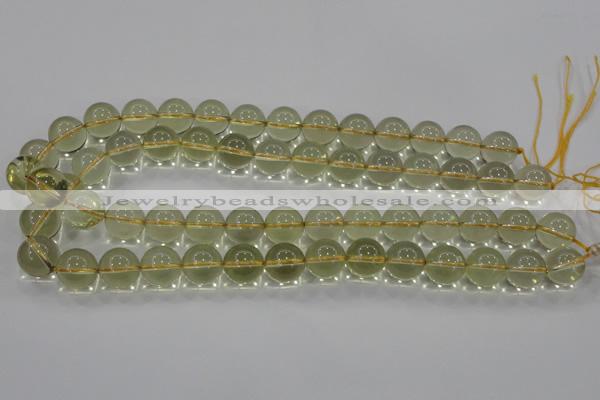 CLQ53 15.5 inches 12mm round natural lemon quartz beads wholesale