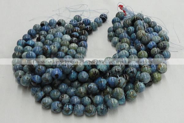 CLR03 16 inches 10mm round larimar gemstone beads wholesale