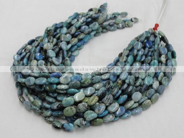 CLR10 16 inches 10*14mm oval larimar gemstone beads wholesale