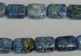 CLR220 15.5 inches 10*14mm rectangle larimar gemstone beads