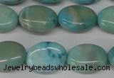 CLR372 15.5 inches 10*14mm oval dyed larimar gemstone beads