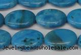 CLR422 15.5 inches 12*16mm oval dyed larimar gemstone beads