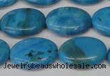 CLR423 15.5 inches 13*18mm oval dyed larimar gemstone beads