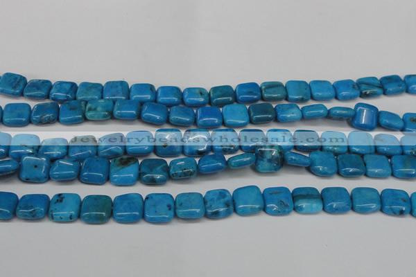 CLR431 15.5 inches 12*12mm square dyed larimar gemstone beads