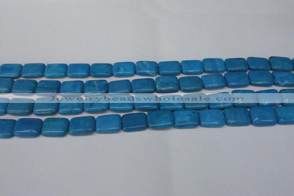 CLR440 15.5 inches 8*12mm rectangle dyed larimar gemstone beads