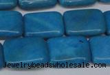 CLR442 15.5 inches 12*16mm rectangle dyed larimar gemstone beads