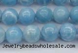 CLR603 15.5 inches 10mm round imitation larimar beads wholesale