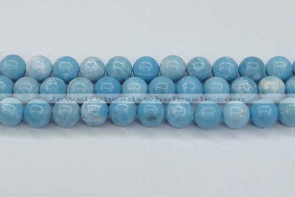 CLR606 15.5 inches 16mm round imitation larimar beads wholesale