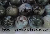 CLR64 15.5 inches 12mm round natural larimar gemstone beads