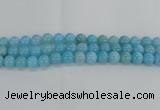 CLR73 15.5 inches 12mm round imitation larimar beads wholesale