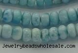 CLR78 15.5 inches 4*6mm rondelle natural larimar gemstone beads