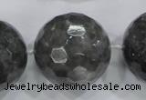 CLS02 15.5 inches 30mm faceted round large cloudy quartz beads