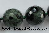 CLS107 15.5 inches 25mm faceted round kambaba jasper beads