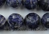 CLS152 15.5 inches 20mm faceted round sodalite gemstone beads