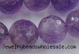 CLS153 15.5 inches 20mm faceted round lavender amethyst beads