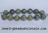 CLS201 7.5 inches 25mm round large Africa stone beads