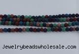 CLV521 15.5 inches 6mm round mixed lava beads wholesale