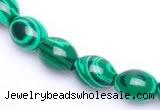 CMA27 15.5 inches 8*10mm rice imitate malachite beads Wholesale