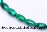 CMA28 15.5 inches 5*10mm rice imitate malachite beads Wholesale