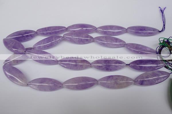 CME06 15.5 inches 15*40mm marquise lavender amethyst beads