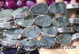 CME509 12 inches 18*28mm - 20*30mm flat teardrop labradorite beads