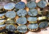 CME510 12 inches 18*28mm - 20*30mm flat teardrop labradorite beads