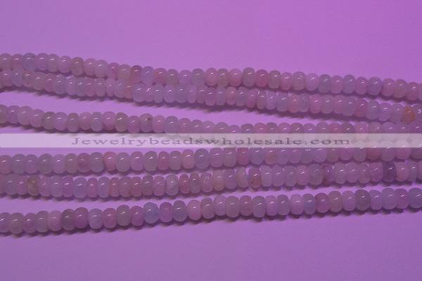 CMG130 15 inches 4*6mm rondelle natural morganite beads wholesale