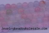 CMG140 15.5 inches 4mm round natural morganite gemstone beads