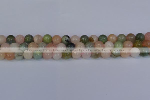 CMG163 15.5 inches 10mm round morganite gemstone beads wholesale