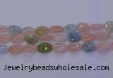 CMG233 15.5 inches 12*16mm flat teardrop morganite beads wholesale