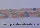 CMG265 15.5 inches 8*12mm faceted oval morganite beads