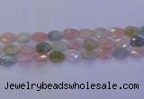 CMG272 15.5 inches 10*14mm faceted flat teardrop morganite beads