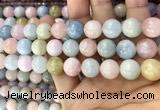 CMG333 15.5 inches 12mm round morganite beads wholesale