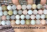 CMG405 15.5 inches 12mm round morganite beads wholesale