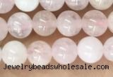 CMG408 15.5 inches 4mm round pink morganite beads wholesale