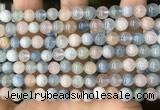 CMG420 15.5 inches 6mm round natural morganite gemstone beads