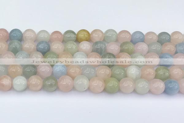 CMG432 15.5 inches 9mm round morganite beads wholesale