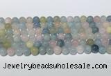 CMG441 15.5 inches 8mm round morganite gemstone beads wholesale