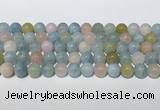 CMG443 15.5 inches 12mm round morganite gemstone beads wholesale