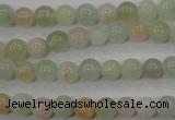 CMG51 15.5 inches 6mm round natural morganite beads wholesale