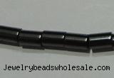 CMH102 15.5 inches 4*6mm tube magnetic hematite beads Wholesale