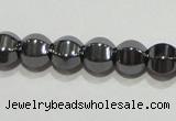 CMH129 15.5 inches 6*6mm pumpkin magnetic hematite beads