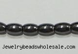 CMH145 15.5 inches 4*6mm rice magnetic hematite beads wholesale