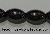 CMH149 15.5 inches 8*12mm rice magnetic hematite beads wholesale