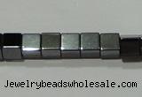 CMH159 15.5 inches 4*4mm cube magnetic hematite beads wholesale