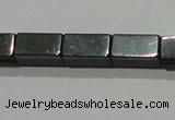 CMH163 15.5 inches 4*8mm cuboid magnetic hematite beads